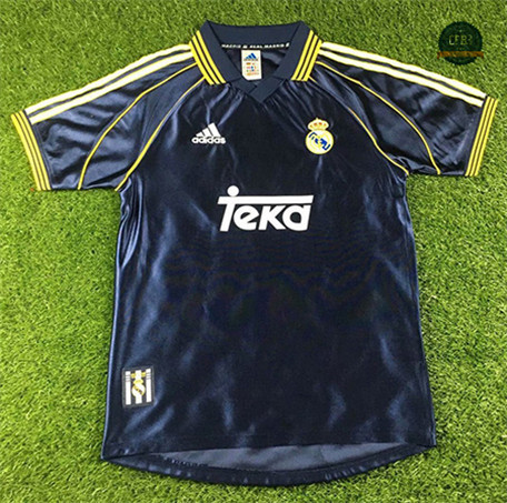 Cfb3 Camiseta Retro 1998-00 Real Madrid 2ª Equipación