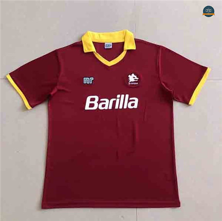 Cfb3 Camiseta Retro 1989-90 AS Roma 1ª Equipación