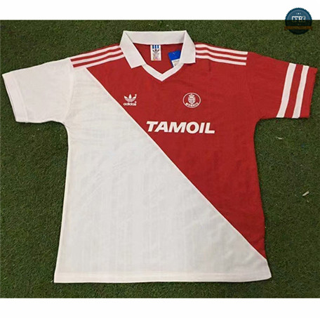 Cfb3 Camisetas Rétro 1992-94 AS Monaco 1ª Equipación