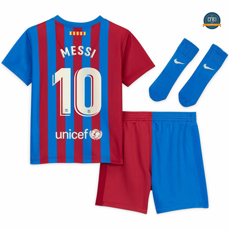 Cfb3 Camisetas Barcelone Niños 1ª Equipación Messi 10
