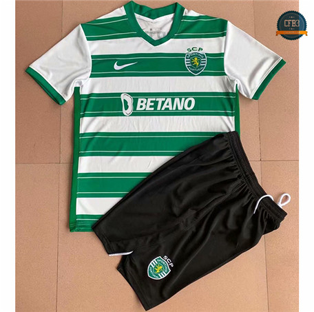 Cfb3 Camiseta Sporting Lisbon Niños 1ª Equipación 2021/2022