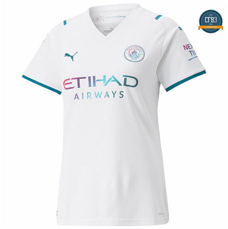 Cfb3 Camiseta Manchester City Mujer 2ª Equipación 2021/2022