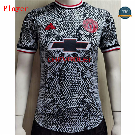 Cfb3 Camiseta Player Version Manchester United Entrenamiento Negro 2021/2022