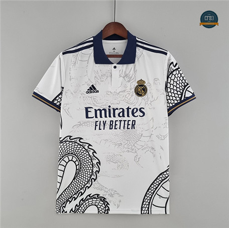cfb3 camisetas Real Madrid Chinese Dragon Blanco 2022/2023