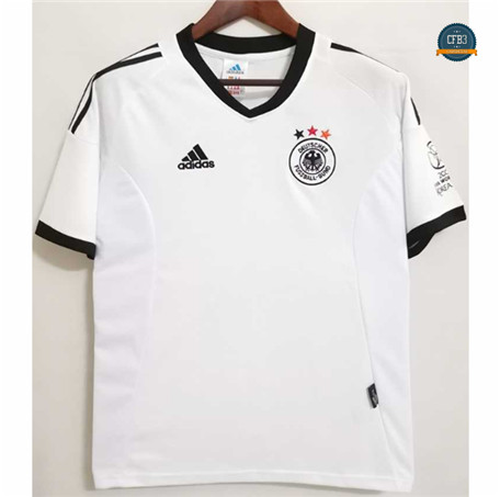 cfb3 camisetas Retro 2002 Alemania 1ª Equipación World Cup