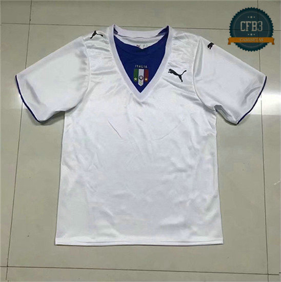 Cfb3 Camisetas Retro Italia Blanco 2006