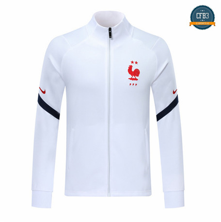 Cfb3 Camisetas B078 - Chaqueta Francia Blanco 2020/2021