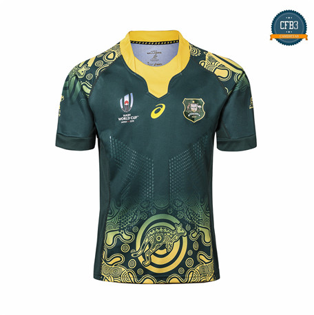 Cfb3 Camiseta Rugby Australia 2ª Copa Mundial 2019/2020 PLAYER