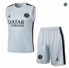 Outlet Camiseta entrenamiento sin mangas Paris Paris Saint Germain gris 2024/2025