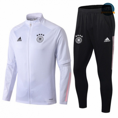 Cfb3 Camisetas B006 - Chaqueta Chandal Alemania Blanco 2019/2020