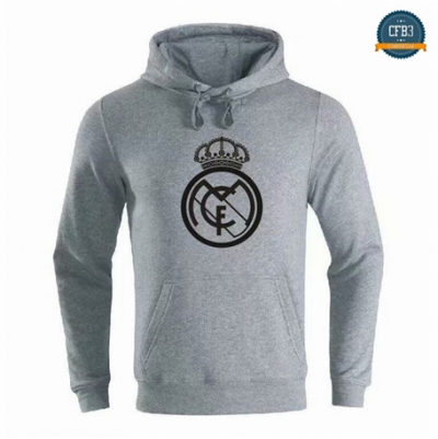 Cfb3 Camisetas B067 - Sudadera con Capucha Real Madrid Gris 2019/2020