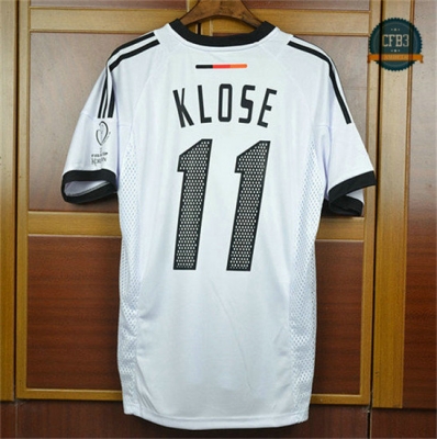 Camiseta 2002 Copa del Mundo Alemania 1ª Equipación (11 Klose)