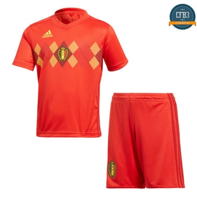 Camiseta Bélgica 1ª Equipación Junior 2018