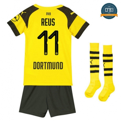 Camiseta Borussia Dortmund 1ª Equipación Niños 11 Reus 2018
