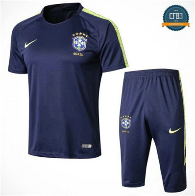Camiseta Brasil Entrenamiento Azul Profundo 2018-2019