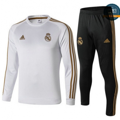 Chándal Real Madrid Blanco Cuello redondo 2019/2020