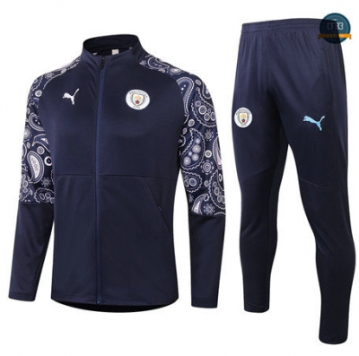 Cfb3 Chaqueta Chandal Manchester City Equipación Azul Oscuro 2020/2021