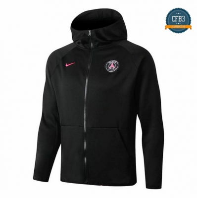 Cfb3 Camisetas Chaqueta Sudadera PSG Negro 2019/2020 Sombrero