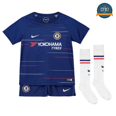 Camiseta Chelsea 1ª Equipación Niños Azul 2018
