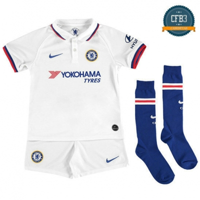 Cfb3 Camisetas Chelsea Niños 2ª Blanco 2019/2020