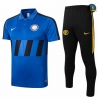 Cfb3 Camiseta Inter Milan POLO + Pantalones Azul/Negro 2020/2021