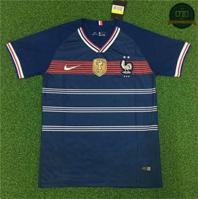 Camiseta Francia 2 Estrellas Retro 2019/20