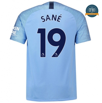 Camiseta Manchester City 1ª Equipación 19 Sané 2018