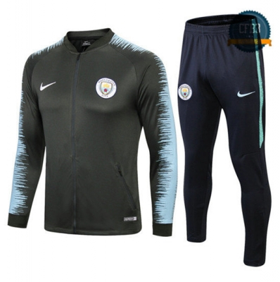 Chaqueta Chándal Manchester City Azul 2018 Strike Drill