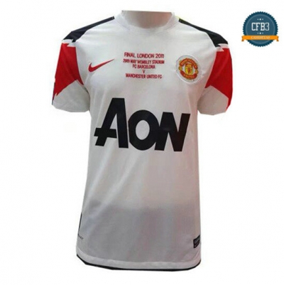 Camiseta 2011 Manchester United 2ª Equipación