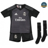 Camiseta Real Madrid 1ª Equipación Portero Niños Negro/Gris 2018