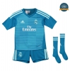 Camiseta Real Madrid 2ª Equipación Portero Niños Azul 2018