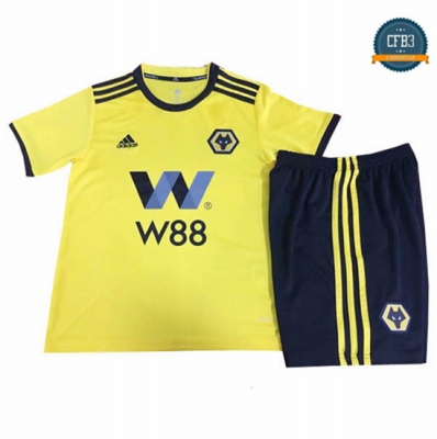 Camiseta Wolverhampton 1ª Equipación Niños Amarillo 2018