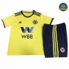 Camiseta Wolverhampton 1ª Equipación Niños Amarillo 2018