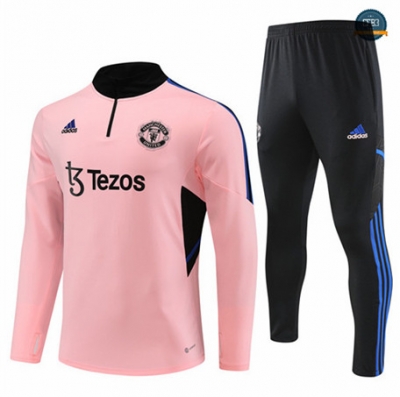 Comprar Cfb3 Camiseta Chándal Niño Manchester United Equipación Rosa 2022/2023