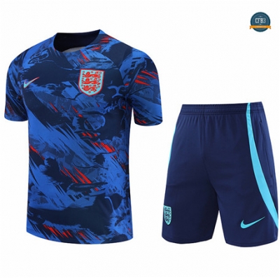 Nuevas Cfb3 Camiseta Entrenamiento Inglaterra + Pantalones Equipación Azul 2022/2023