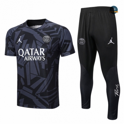 Diseñar Cfb3 Camiseta Entrenamiento Paris Paris Saint Germain + Pantalones Equipación Negro 2022/2023