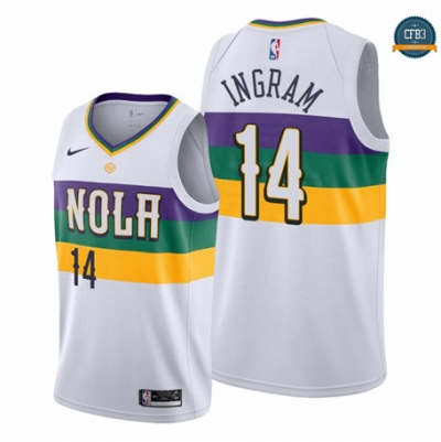 Cfb3 Camisetas Brandon Ingram, New Orleans Pelicans 2019/20 - City Edition