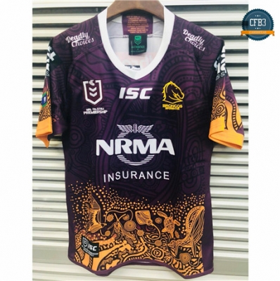 Cfb3 Camiseta Rugby Brisbane Broncos edición de recuerdo 2019/2020