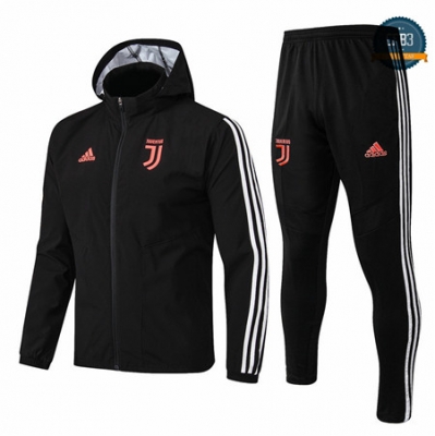 Cfb3 Camisetas D121 Chaqueta Chandal Juventus Rompevientos Negro Sombrero 2019/2020