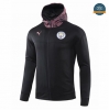 Cfb3 Camisetas D248 Chaqueta Manchester City Negro/Púrpura Sombrero 2019/2020