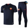 Cfb3 Camisetas D193 Entrenamiento Roma Azul Oscuro 2019/2020 Cuello V