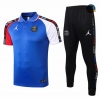 Cfb3 Camiseta Entrenamiento Jordan POLO + Pantalones Azul/Rojo/Blanco 2020/2021
