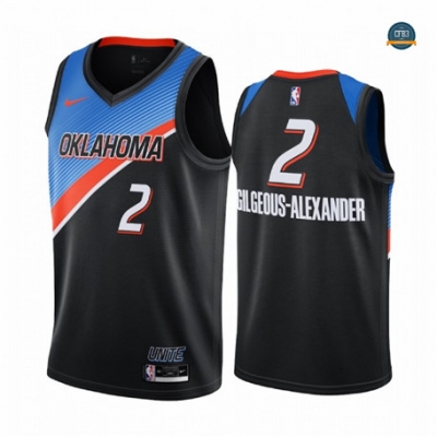 Cfb19 Camisetas Shai Gilgeous-Alexander, Oklahoma City Thunder 2020/2021/21 - City Edition