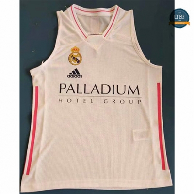 Cfb3 Camisetas Real Madrid Vest Equipación Blanca/Rojo 2021/2022