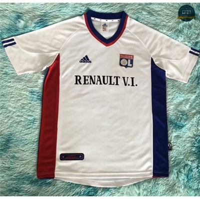 Cfb3 Camisetas Rétro 2001-02 Lyon 1ª Equipación