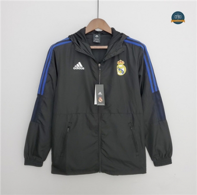 cfb3 camisetas Chaqueta Rompevientos Real Madrid Equipación Negro 2022/2023 cfb3 141