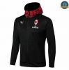 Cfb3 D134 Chaquetas Sombrero AC Milan Negro 2019/2020 Rojo