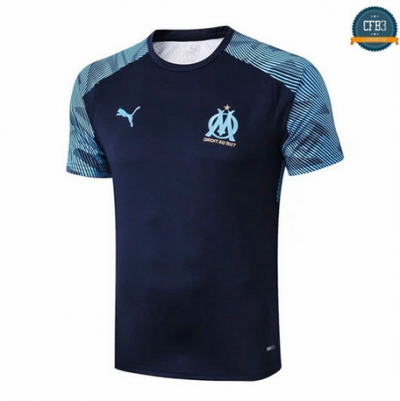 Cfb3 D189 Camiseta Marsella Pre-Match Azul 2019/2020 Cuello redondo