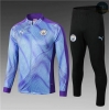 Cfb3 D80 Chaqueta Chándal Manchester City Niños Azul/Violet 2019/2020