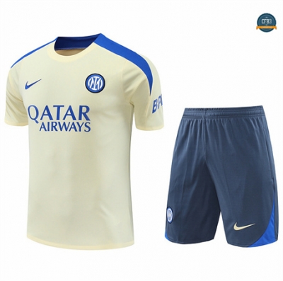 Ofertas Camiseta Entrenamiento futbol Inter Milan + Pantalón 2024/2025 amarillo